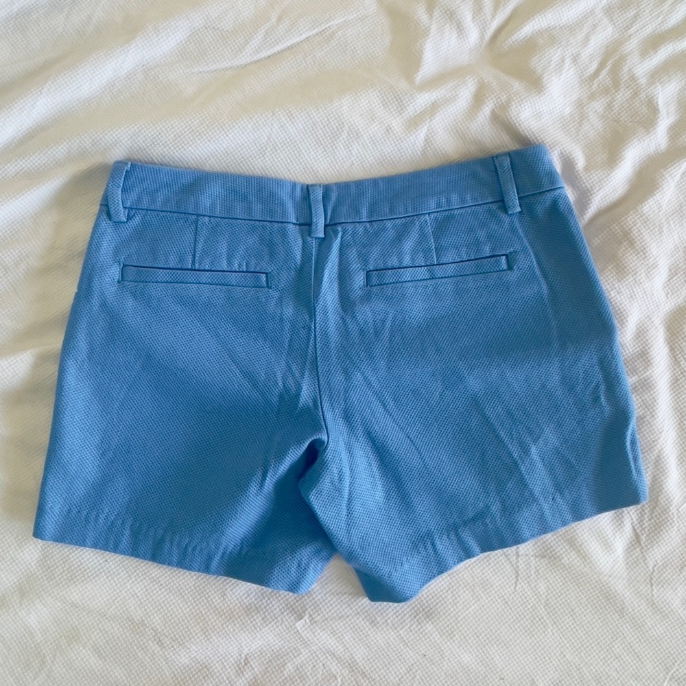 Lilly Pulitzer Callahan shorts blue piqué textured fabric summer preppy - Picture 6 of 6